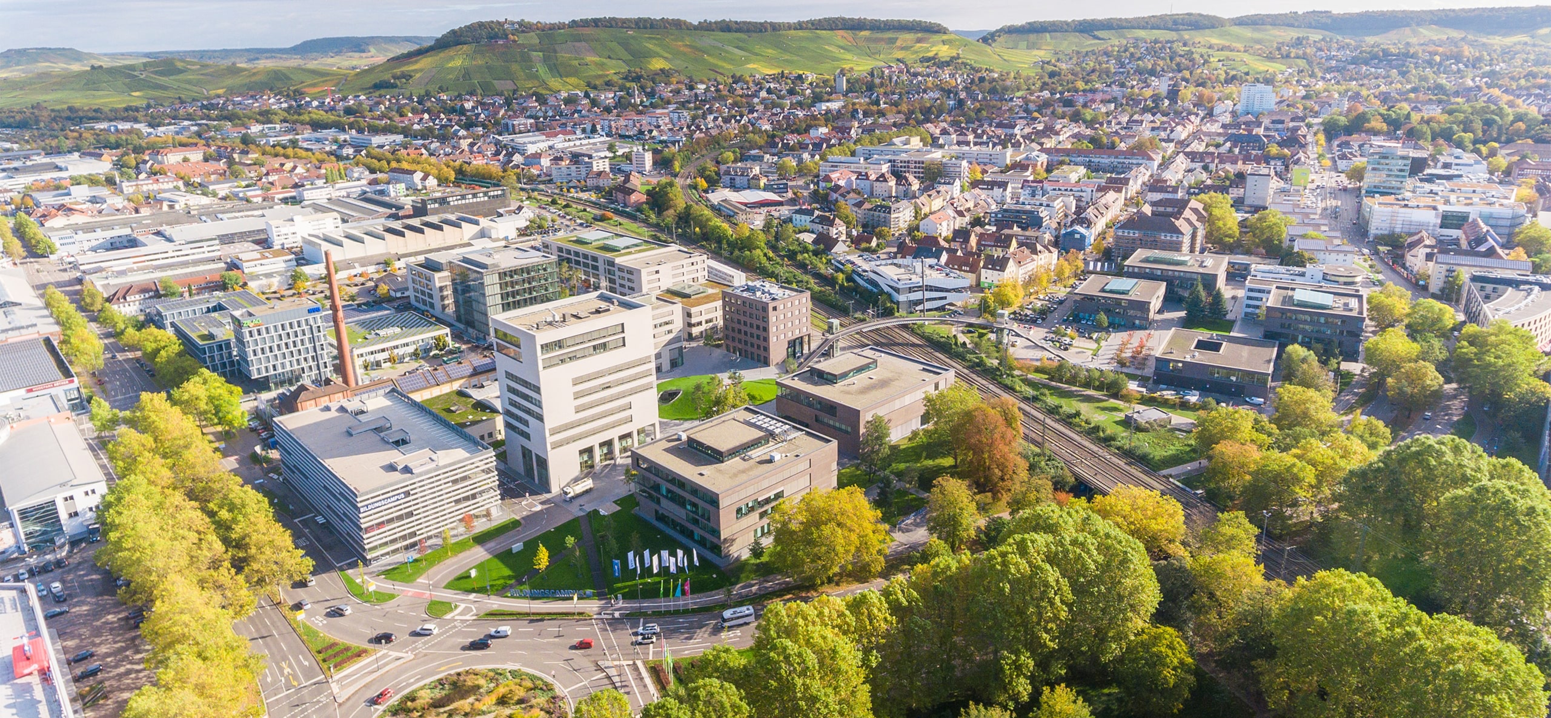 Luftbild Bildungscampus Heilbronn